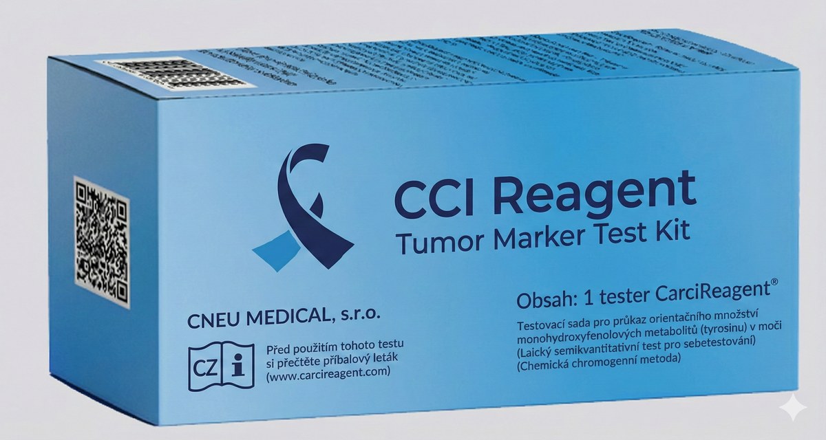 CCI Reagent test kit â€” packaging and strip detail